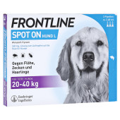 Frontline Spot On gegen Zecken und Flöhe bei Hunden 20 - 40 kg (PZN 662899)