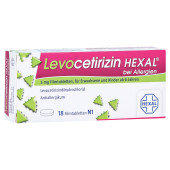 Levocetirizin HEXAL bei Allergien 5mg (PZN 14238248)