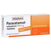 Paracetamol ratiopharm 500mg – PZN 1126111 (PZN 1126111)