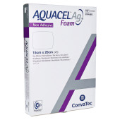 AQUACEL Ag Foam nicht adhäsiv 15x20 cm Verband (PZN 2927623)