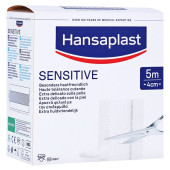 HANSAPLAST Sensitive Pflaster 4 cmx5 m Rolle (PZN 13576664)