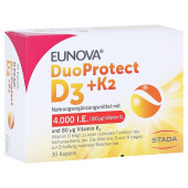 Eunova Duoprotect D3+k2 4000 I.E./80 µg Kapseln (PZN 14133555)
