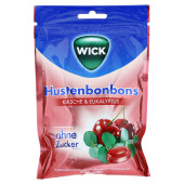 WICK Wildkirsche & Eukalyptus Bonbons ohne Zucker (PZN 12595352)