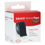 DRACO KINESIOTAPE 5 cmx5 m schwarz (PZN 10330187)