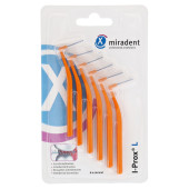 MIRADENT Interdentalbürste I-Prox L 0,8 mm orange (PZN 11597515)