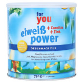 FOR YOU eiweiß power Pur Pulver (PZN 10183680)
