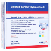 CUTIMED Sorbact Hydroactive B Gel-V.7x8,5 cm haft. (PZN 14221472)