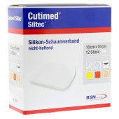 CUTIMED Siltec Schaumverb.10x10 cm nicht haftend (PZN 7337984)