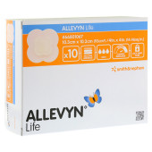 ALLEVYN Life 10,3x10,3 cm Silikonschaumverband (PZN 9634019)