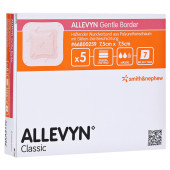 ALLEVYN Gentle Border 7,5x7,5 cm Schaumverb. (PZN 7495387)