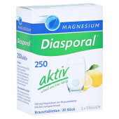 MAGNESIUM DIASPORAL 250 aktiv Brausetabletten (PZN 2451652)