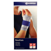 MANUTRAIN Handgelenkbandage links Gr.1 titan (PZN 1285950)