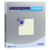 URGOSORB Silver 10x10 cm Kompressen (PZN 3120087)