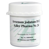 BIOCHEMIE Adler 24 Arsenum jodatum D 12 Tabletten (PZN 2730518)