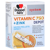 DOPPELHERZ Vitamin C 750 Depot system Pellets (PZN 15425426)