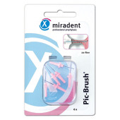 MIRADENT Interd.Pic-Brush Ersatzb.xx-fein pink (PZN 2172366)