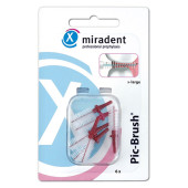 MIRADENT Interd.Pic-Brush Ersatzb.x-large bordeaux (PZN 3172569)