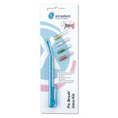 MIRADENT Interd.Pic-Brush Intro Kit 1H+4B.tra.blau (PZN 2171941)