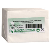 VLIESSTOFF-KOMPRESSEN 7,5x7,5 cm unsteril 4fach (PZN 4243805)