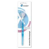 MIRADENT Mundspiegel beschlagsfrei blau transp. (PZN 4386717)