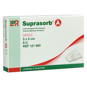 SUPRASORB A Calciumalginat Kompr.5x5 cm (PZN 7402150)