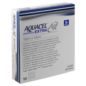 AQUACEL Ag Extra 10x10 cm Kompressen (PZN 9508504)