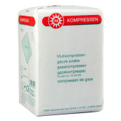 MULLKOMPRESSEN 10x10 cm unsteril 12fach (PZN 7099332)