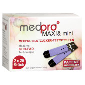 MEDPRO Maxi & mini Blutzucker-Teststreifen (PZN 9300005)