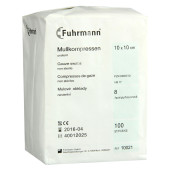 MULLKOMPRESSEN 10x10 cm unsteril 8fach (PZN 960510)