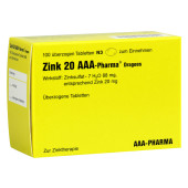 Zink 20 AAA-Pharma (PZN 790077)