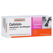 Cetirizin-ratiopharm bei Allergien (PZN 2158159)
