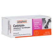 Cetirizin-ratiopharm bei Allergien (PZN 2158165)
