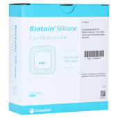 BIATAIN Silicone Schaumverband 7,5x7,5 cm (PZN 12464377)