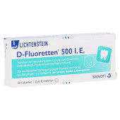 D-Fluoretten 500 I.E. Tabl.z.Herst.e.Lsg.z.Einnehmen (PZN 1610120)