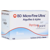 BD MICRO-FINE ULTRA Pen-Nadeln 0,25x8 mm (PZN 11299261)