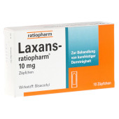 Laxans-ratiopharm 10mg Zäpfchen (PZN 3797909)