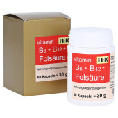 VITAMIN B6+B12+Folsäure Kapseln (PZN 14058291)