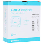 BIATAIN Silicone Lite Schaumverband 7,5x7,5 cm (PZN 10917165)
