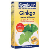 ZIRKULIN Ginkgo Zink und B-Vitamine Filmtabletten (PZN 13567211)