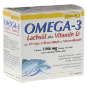 Omega-3 Lachsöl + Vitamin D + Omega-3-Konzentrat (PZN 9069795)