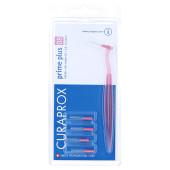 CURAPROX prime plus 08 5 Bürsten+1 Halter pink (PZN 9668136)