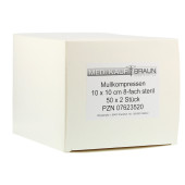 MULLKOMPRESSEN 10x10 cm steril (PZN 7623520)