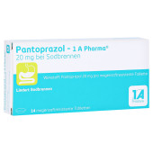 Pantoprazol-1A Pharma 20mg bei Sodbrennen (PZN 6486311)