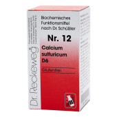 BIOCHEMIE 12 Calcium sulfuricum D 6 Tabletten (PZN 3886702)