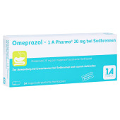 Omeprazol-1A Pharma 20mg bei Sodbrennen (PZN 6439524)