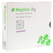 MEPILEX Ag Schaumverband 10x10 cm steril (PZN 11138500)
