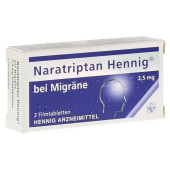Naratriptan Hennig bei Migräne 2,5mg (PZN 3212062)