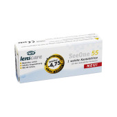 LENSCARE SeeOne 55 Monatslinse -4,75 dpt (PZN 2194787)