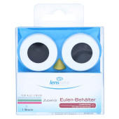 LENSCARE Eulen-Kontaklinsenbehälter blau (PZN 12350892)