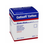 CUTISOFT Cotton Kompr.10x10 cm ster.12fach (PZN 3896770)